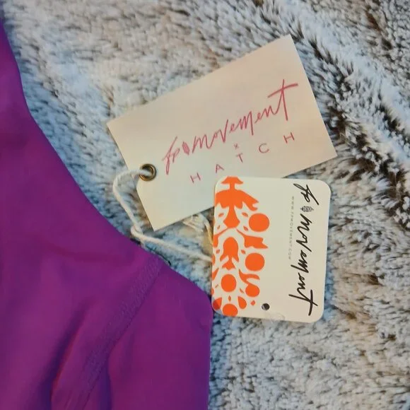 FP Movement X Hatch Never Better Sports Bra SZ S Purple  NWT - Picture 4 of 8